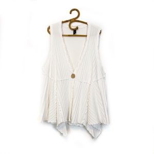 Focus Casual Life | Ribbed Sleeveless Vest 100% Cotton‎ Size XL